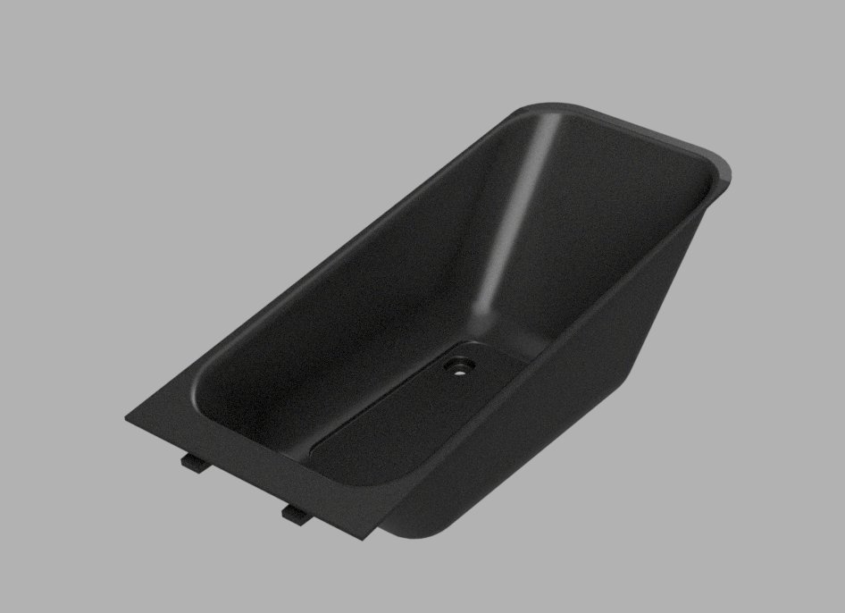 993 Center Console Tray base